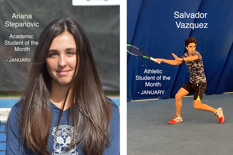 January Students of the Month